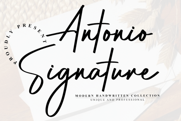 Antonio Signature: Elevating Editorial Design with Modern Handwritten Typography