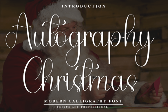 Autography Christmas Typeface: Elevating Holiday Web Design