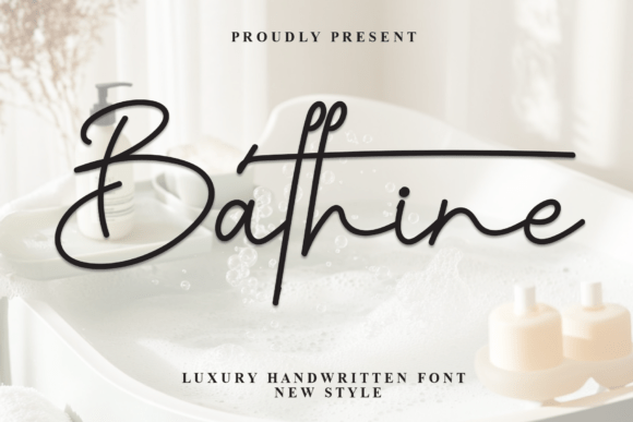 Bathine Font Review: A Luxury Script for Digital Branding