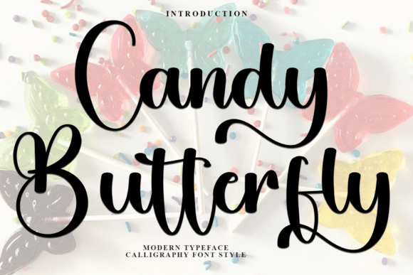 Candy Butterfly: A Festive Script Amp for Small Business Branding