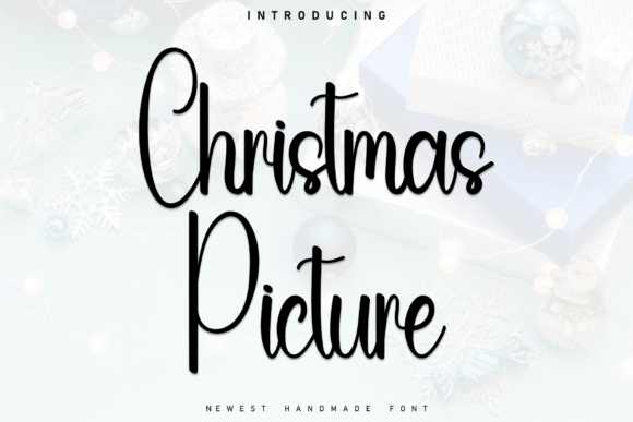 Christmas Picture: A Handwritten Typeface for Editorial Warmth