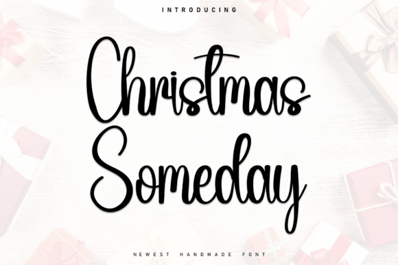 Christmas Someday: The Handwritten Font for Festive Branding