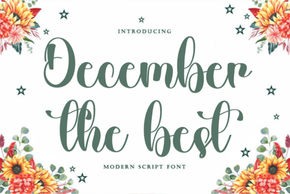 December Thebest: A Creative Font for Warm Campaign Visuals