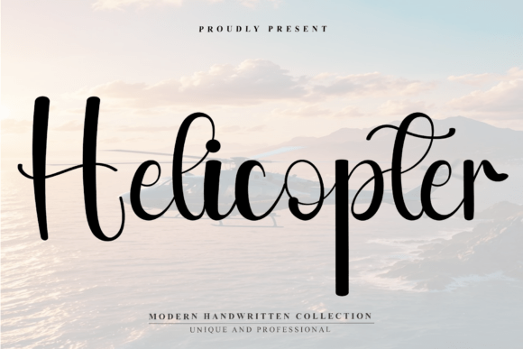 Helicopter: The Script Font That Elevates Campaign Visuals