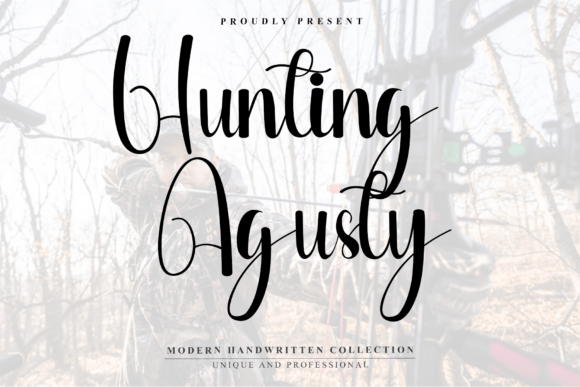 Hunting Agusty: A Handwritten Typeface for Editorial Design