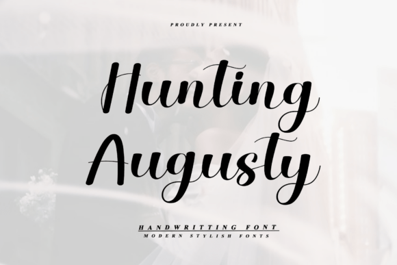 Hunting Augusty: A Sweet Handwritten Font for Crafters