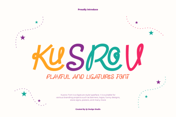 Kusrov: A Handwritten Typeface for Authentic Craft Projects