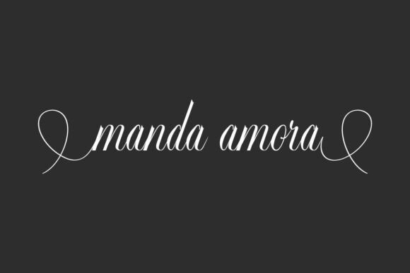 Manda Amora: The Handwritten Font for Authentic Brand Identity