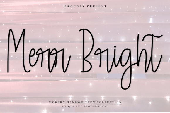 Merr Bright Font: Elevate Your Brand Identity with Modern Handwritten Style