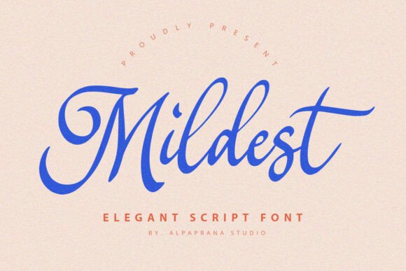 Mildest: The Elegant Script Typeface for Campaign Clarity