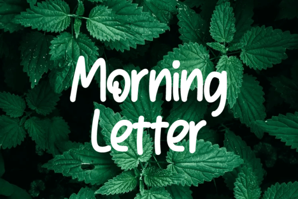 Morning Letter: The Friendly Typeface That Elevates Small Business Branding
