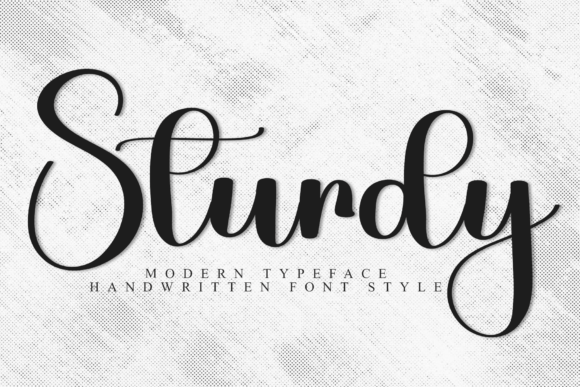 Sturdy Typeface: A Festive Display Font for Editorial Design