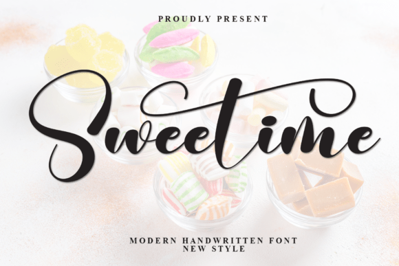 Sweetime: A Handwritten Font for Bold Brand Identity