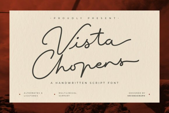 Vista Chopers: A Web Designer’s Take on Modern Script Typography
