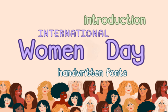 Women Day Typeface: Elevating Handmade Product Branding