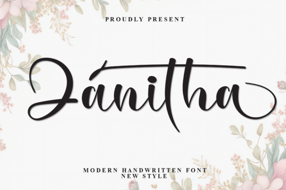 Zanitha: A Stylish Script Font for Elegant Brand Identities