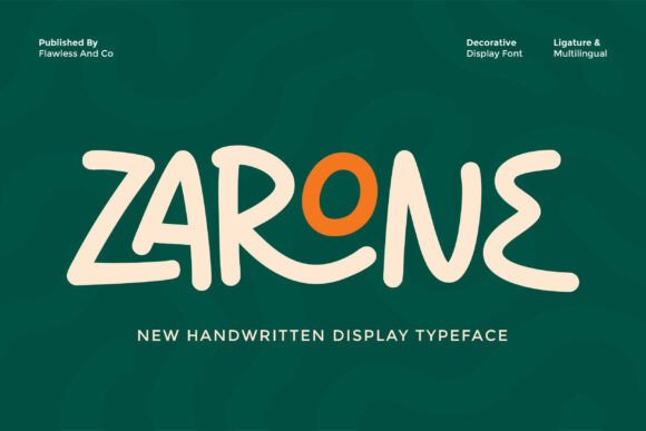 Zarone: The Handwritten Display Font for Scroll-Stopping Brand Content